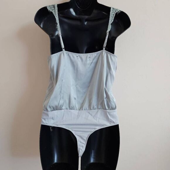 Lulu's Satin Bodysuit - Picture 5 of 12